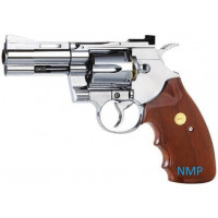 KWC Colt 357 Revolver 2.5 inch Barrel 12g co2 Air Pistol Chrome Finish 4.5mm steel bb 6 shot bb revolver