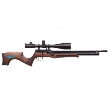 Reximex Lyra .177 calibre 14 shot Multishot PCP Air Rifle walnut stock